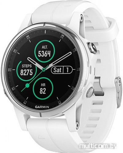 Умные часы Garmin Fenix 5S Plus Sapphire (белый)