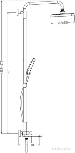 Душевая система Raglo R50.24