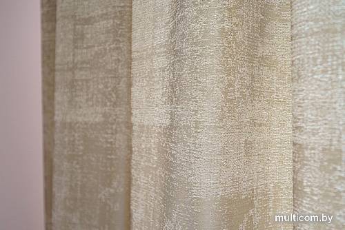 Комплект штор Decoretto Гранж ГБЗ-K4 2.13x2.6 м (бежевый/золотой, 2 шт)