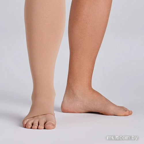 Чулок компрессионный Venoteks 2P288 короткий 2 кл.к. (р.7, правый, бежевый)