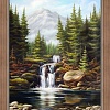 Алмазная мозаика Алмазная Живопись Бурный водопад АЖ-1685