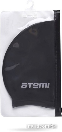 Шапочка для плавания Atemi TC409 (черный)
