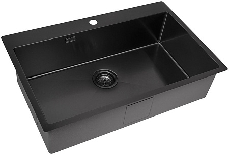 Кухонная мойка ZorG ZRE 7951 graphite