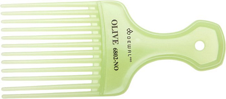 Расческа гребень Dewal Olive CO-6802-OLIVE (зеленый)