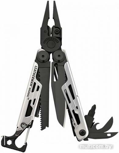 Мультитул Leatherman Signal Black & Silver (черный/серебристый)