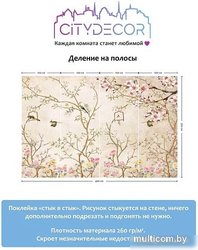 Фотообои Citydecor Абстракция 60 400x260