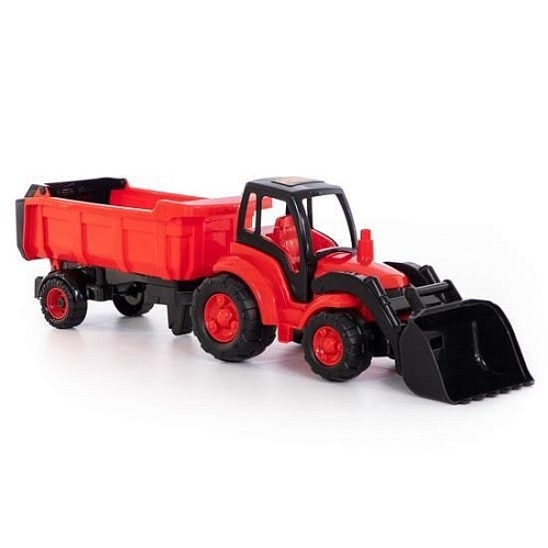 Полесье Чемпион трактор с ковшом и полуприцепом 0438