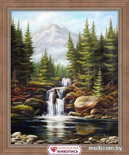 Алмазная мозаика Алмазная Живопись Бурный водопад АЖ-1685