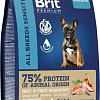 Сухой корм для собак Brit Premium Dog Sensitive с лососем и индейкой 3 кг