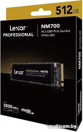 SSD Lexar Professional NM700 512GB LNM700-512RB
