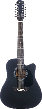Акустическая гитара Fabio FB12 4120 BK