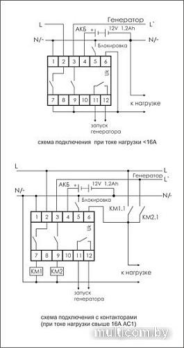 Реле контроля фаз Евроавтоматика F&F PF-441 EA04.005.002
