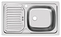 Врезная кухонная мойка Ukinox Classic CLM 760.435-GW6K
