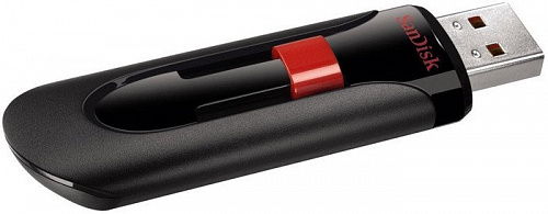 USB Flash SanDisk Cruzer Glide 256GB (черный) [SDCZ60-256G-B35]