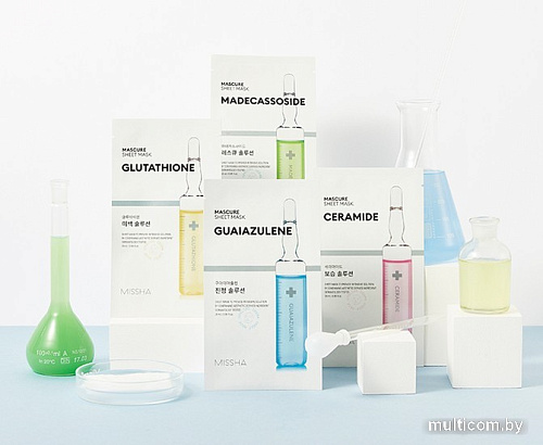 Missha Маска Mascure Whitening Solution Sheet Mask Glutathione 28 мл