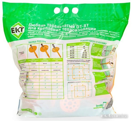 Дюбель для теплоизоляции ЕКТ B009640 (75 шт)