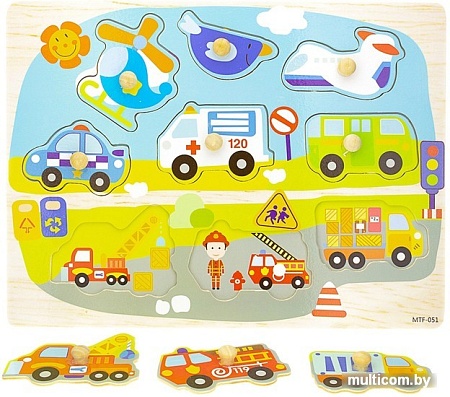 Мозаика/пазл Boby Машины BB0211