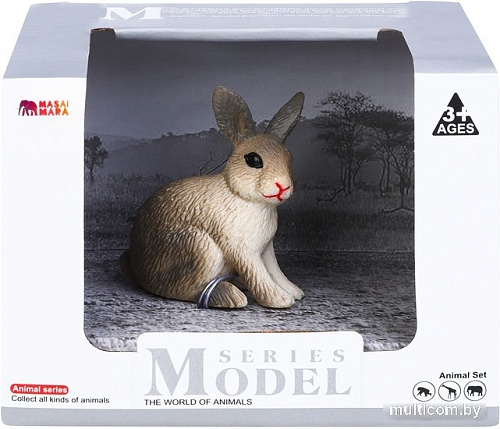 Фигурка Masai Mara На ферме. Кролик серый MM212-203