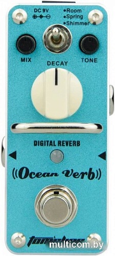 Гитарная педаль Tomsline Ocean Verb Digital Reverb AOV-3