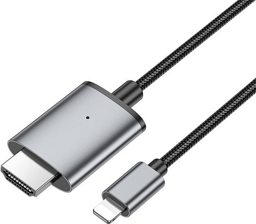 Hoco UA27 Lightning - HDMI (2 м, черный)