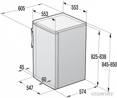Однокамерный холодильник Gorenje RB4091ANW