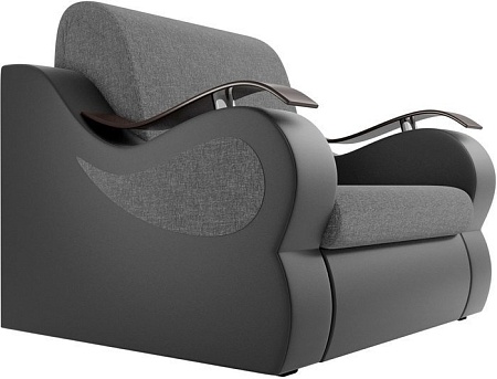 Кресло Лига диванов Меркурий 100684 80 см (серый/черный)