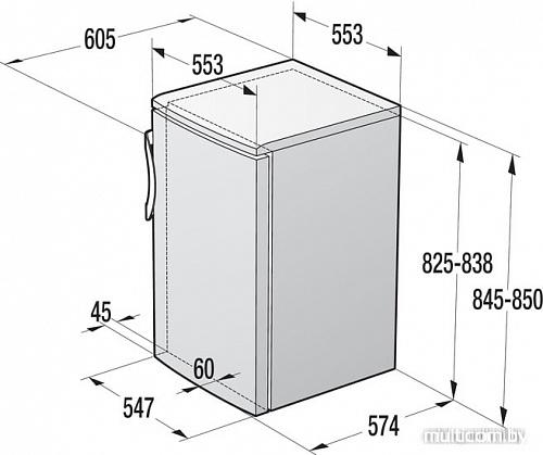 Однокамерный холодильник Gorenje RB4091ANW
