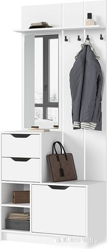 Тумба для обуви Стендмебель Руна ПР 01 (белый)