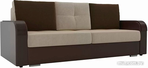 Диван Лига диванов Мейсон 102139 (бежевый/коричневый)