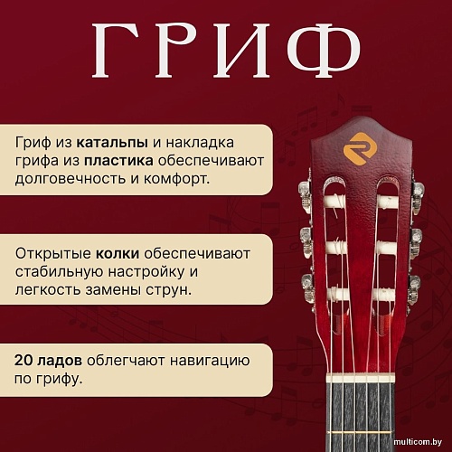 Акустическая гитара ROKSO FT-C-B39-N