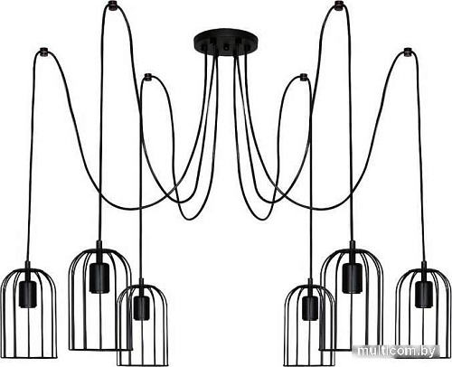 Подвесная люстра Элетех Танго 161 НСБ 01-6х60-104 Е27 1005405019 (черный муар)