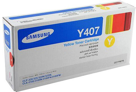 Картридж Samsung CLT-Y407S Yellow