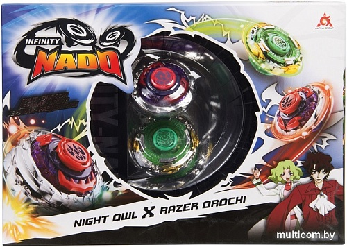 Волчок Infinity Nado Сплит Owl&Orochi 36060