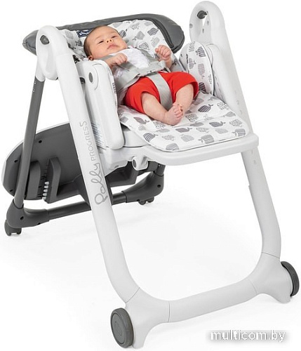 Стульчик для кормления Chicco Polly Progres5 (красный)