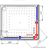 Душевой уголок Radomir 100x110 L 1-03-1-1-0-1230 (прозрачное стекло)