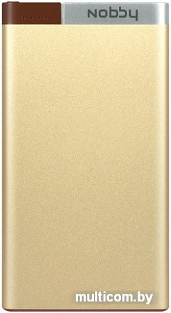 Портативное зарядное устройство Nobby Metallic 032-001 (золотистый)