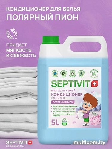Кондиционер для белья Septivit Полярный пион (5 л)