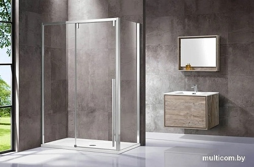 Душевой уголок Vincea Lugano VSR-1L1014CL-1 (хром/прозрачное)