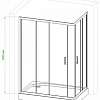 Душевой уголок Royal Bath RB8100HPD-C-CH 100x80