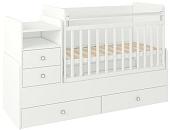 Кроватка-трансформер Фея 1414 (белый)