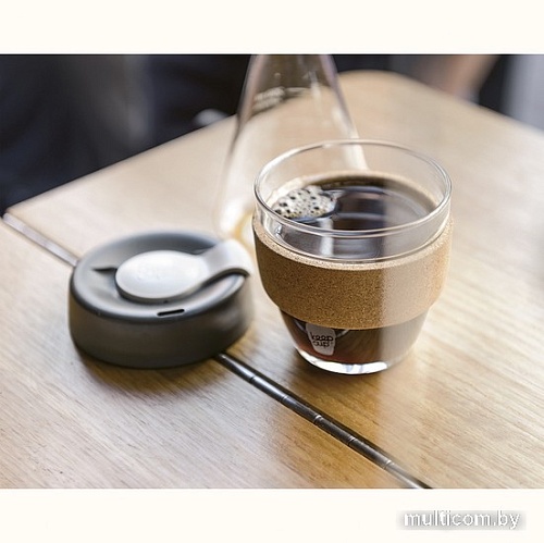 Многоразовый стакан KeepCup Brew Cork S Kangaroo Raw 227мл (бордовый)
