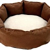 Лежак Кот и Пес Нюша №3 Л5050М-С (коричневый)