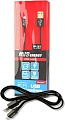 Кабель AVS A07045S USB Type-A - Lightning (1 м, черный)