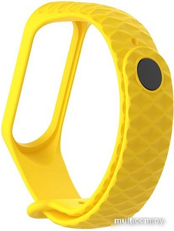 Ремешок Xiaomi ребристый для Mi Band 3 (желтый)