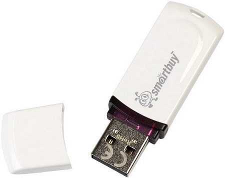 USB Flash Smart Buy 8GB Paean White (SB8GBPN-W)