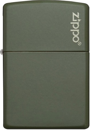 Зажигалка Zippo Green Matte with Zippo Logo 221ZL-000024