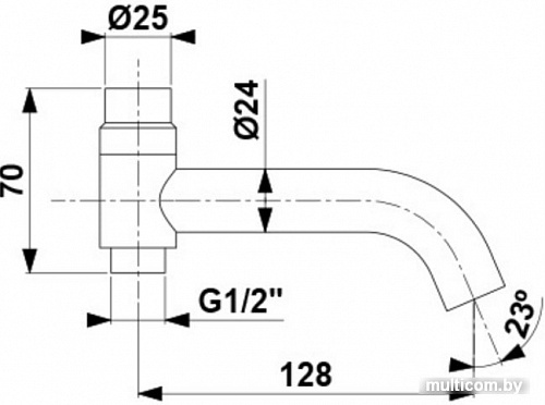 Излив Armatura Moza 835-670-00