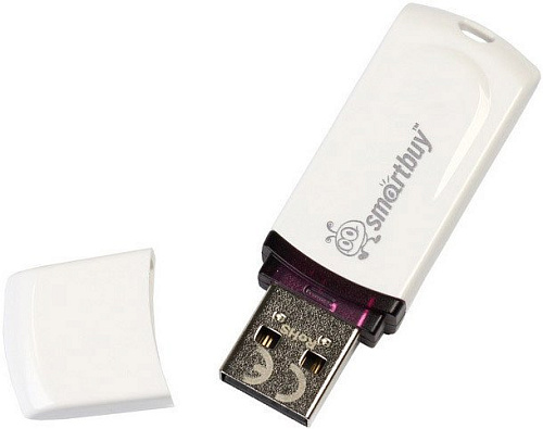 USB Flash Smart Buy 8GB Paean White (SB8GBPN-W)