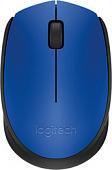 Мышь Logitech M171 Wireless Mouse синий/черный [910-004640]