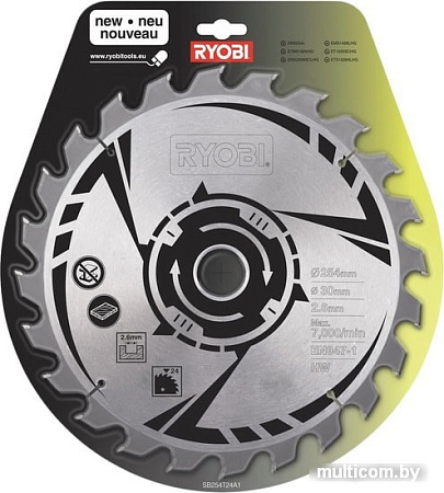 Пильный диск Ryobi SB254T24A1 5132002621